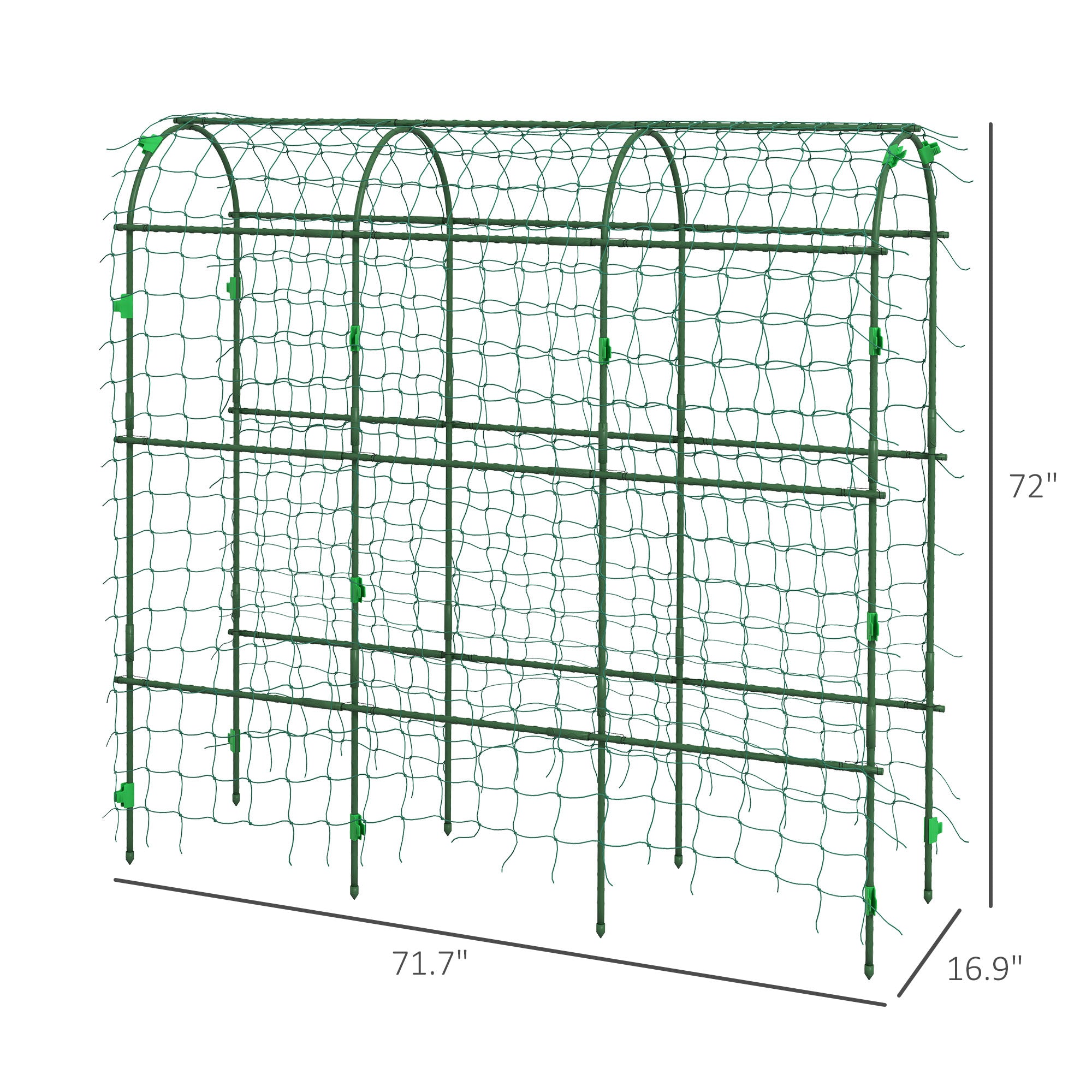 Garden Trellis W/ Polls