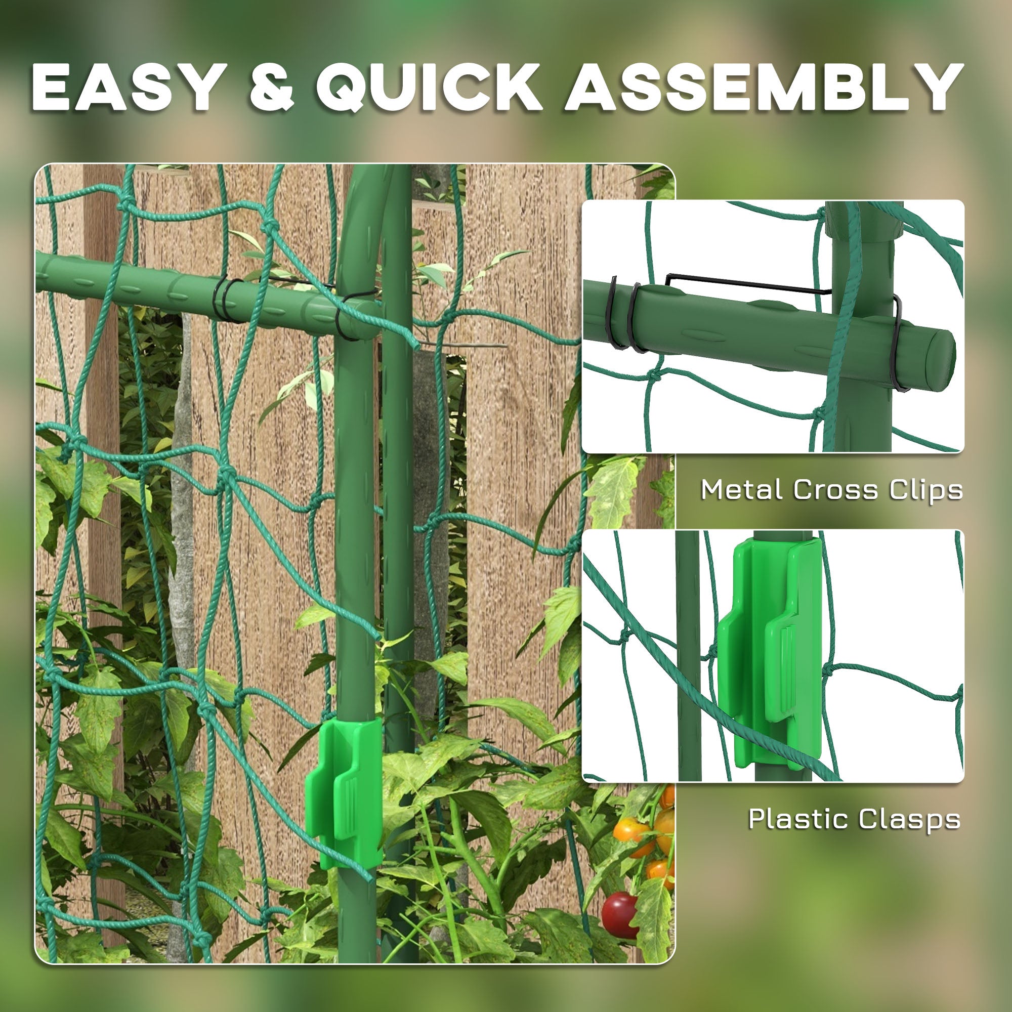 Garden Trellis W/ Polls