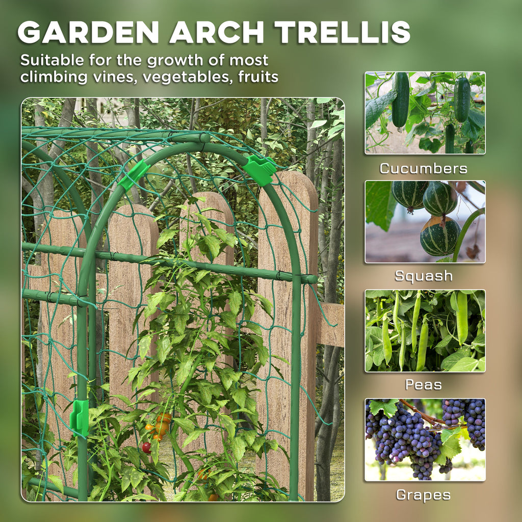 Garden Trellis W/ Polls