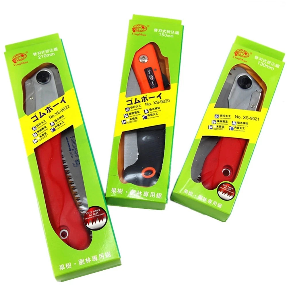 Hand Saw Foldable Wood Saw SK5 Garden Tools Telescopic Pruning Saw Fruit Tree Pruning Handmade pruning saw with non-slip handle