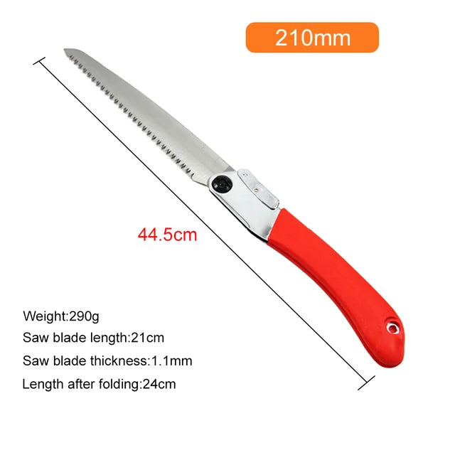 Hand Saw Foldable Wood Saw SK5 Garden Tools Telescopic Pruning Saw Fruit Tree Pruning Handmade pruning saw with non-slip handle