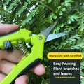 Garden Stainless Steel Flower Scissors Pruning Fruit Pruning Grape Pruning Straight Head Gardening Scissors Pruning Flowers