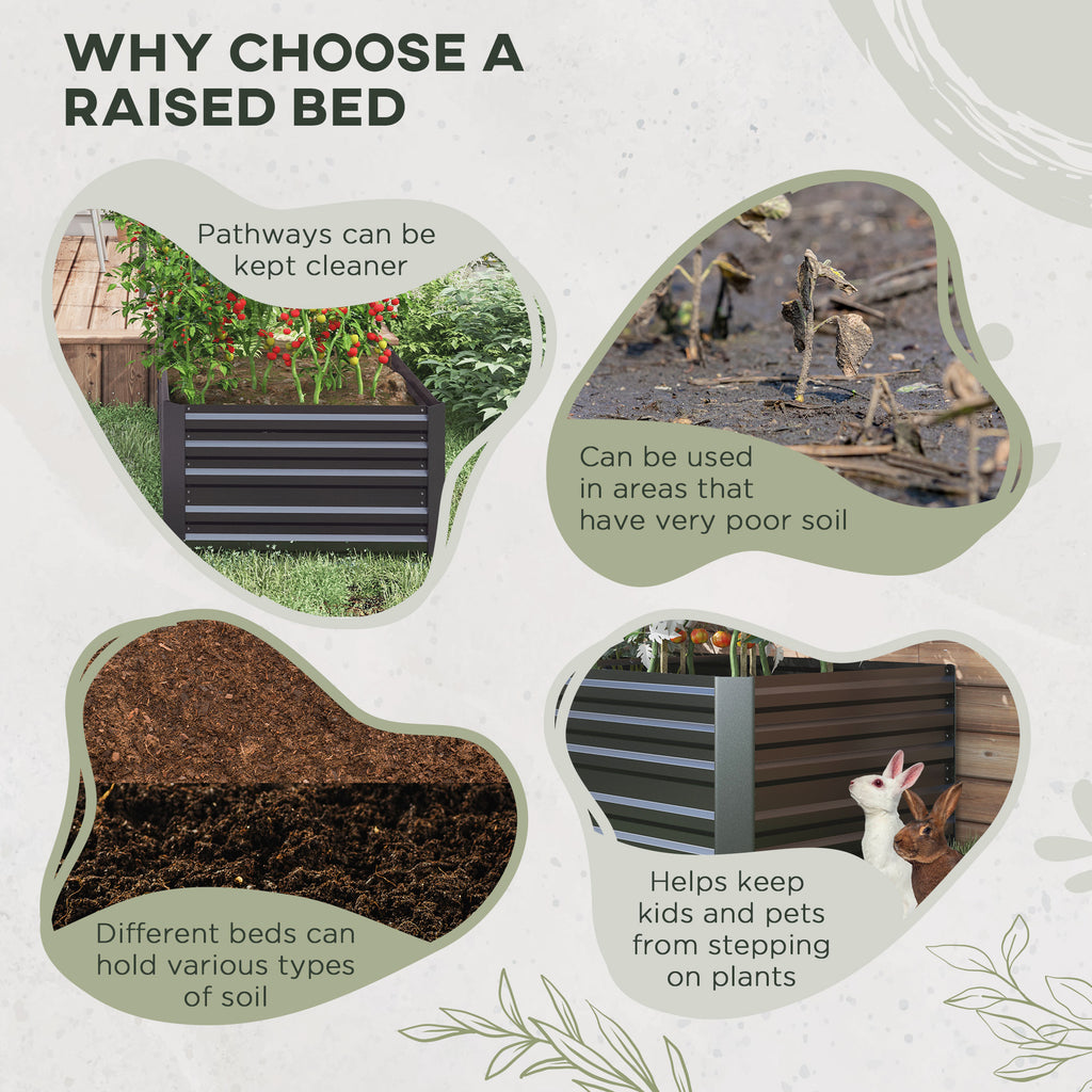 Raised Garden Bed made with Galvanized steel